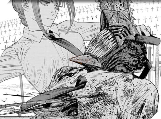 Dự đoán spoiler Chainsaw Man chap 96: Denji hồi sinh, cùng Huyết Quỷ Power đối đầu Makima 4
