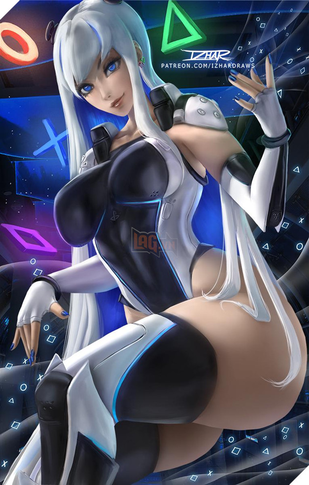 Khi Play Station 5/PS5 moe hóa - Trend fanart biến máy chơi game thành sexy lady siêu ấn tượng 6