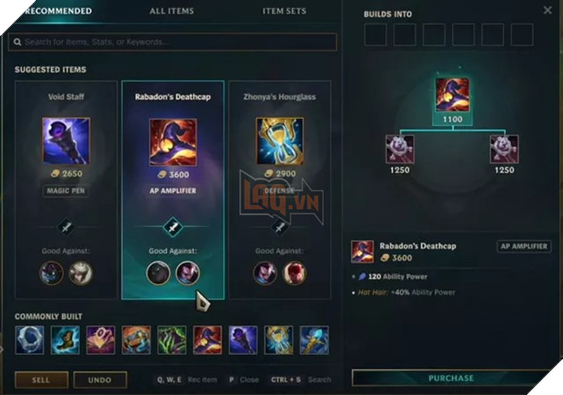 LMHT: Riot Games sẽ thay đổi gợi ý trang bị trong cửa hàng theo những game thủ trình độ cao tại phiên bản 10.25