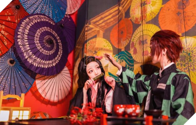  Nâng cấp vòng một, nữ coser xinh đẹp hơn cả bản gốc khi cosplay Nezuko Kimetsu No Yaiba 5