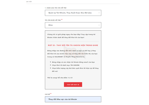 Liên MInh Tốc Chiến - Hướng dẫn chuyển vùng tài khoản từ quốc tế về Việt Nam 2