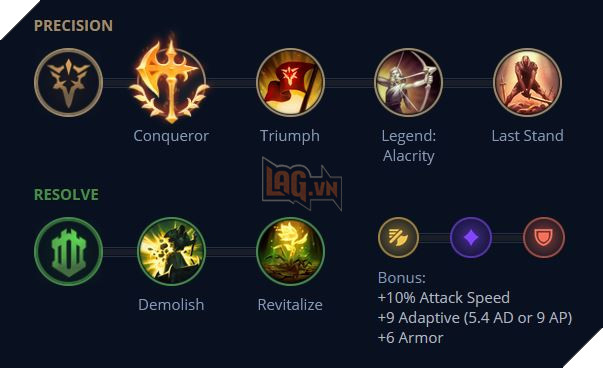 LMHT: Hướng dẫn cách lên đồ mới và bảng ngọc mạnh nhất cho Warwick Tiền Mùa 11 10