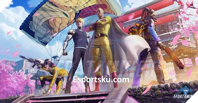 Free Fire hợp tác với One Punch Man để phát hành nhân vật mới