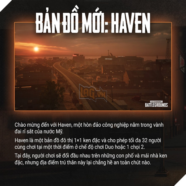 PUBG PC: Chi tiết bản cập nhật 10.1 - Bản đồ Haven, Lực lượng Pillar, Season 10 và nhiều hơn thế nữa 
