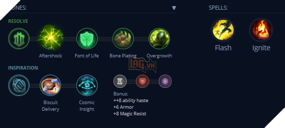  LMHT: Hướng dẫn cách lên đồ mới và bảng ngọc mạnh nhất cho Leona Tiền Mùa 11 2