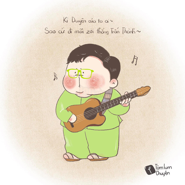 Cay khoé mắt với bộ ảnh chibi nghệ sĩ Chí Tài qua từng vở diễn 2