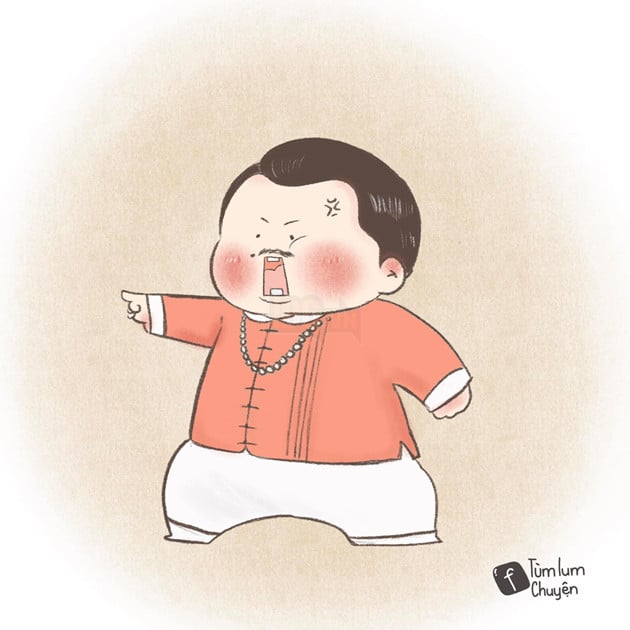 Cay khoé mắt với bộ ảnh chibi nghệ sĩ Chí Tài qua từng vở diễn 13