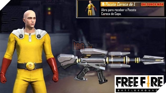 Free Fire x One Punch Man Collab trang phục bị rò rỉ