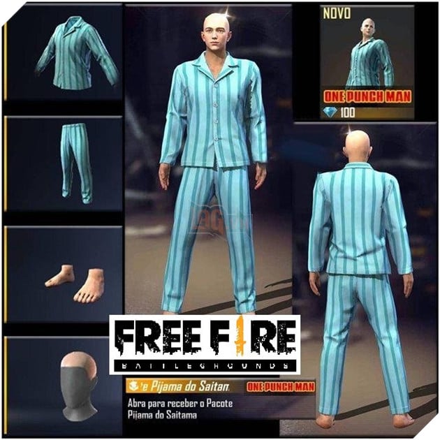 Free Fire x One Punch Man Collab trang phục bị rò rỉ 4