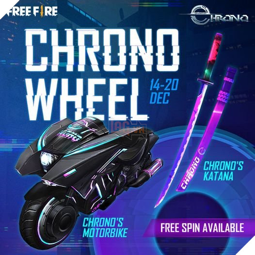 Garena Free Fire: Hướng dẫn từng bước để có được Katana và xe máy của Chrono