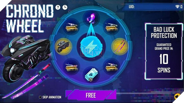 Garena Free Fire: Hướng dẫn từng bước để có được Katana và xe máy của Chrono 3