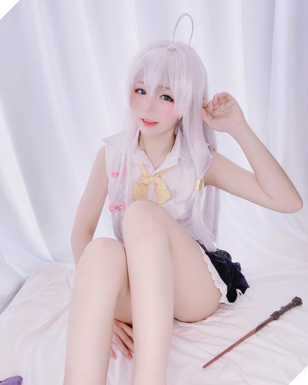 Cosplay siêu đáng yêu, Hành Trinh Của Elaina và Nana Vô Năng từ dảk hóa hường phấn quyến rũ 5