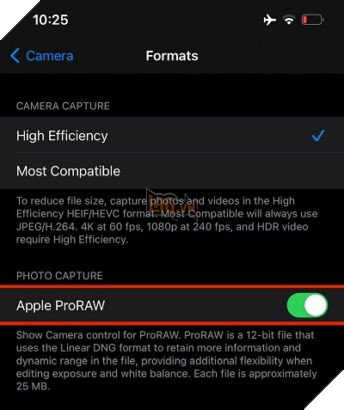 Apple: Cách kích hoạt và sử dụng Apple ProRAW trên iPhone 12 Pro, iPhone 12 Pro Max 5