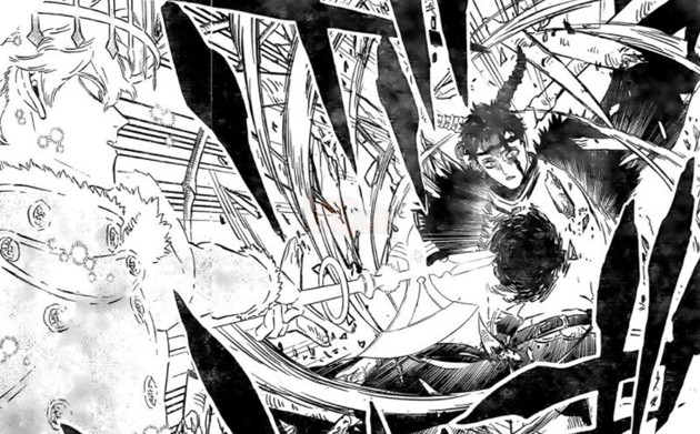 Spoiler Black Clover chap 276: Yuno biến hình thái mới, dùng rìu xiên thủng Zenon 3