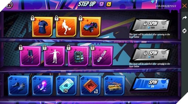 Garena Free Fire: Tất cả những gì bạn cần biết về sự kiện Step Up mới 2