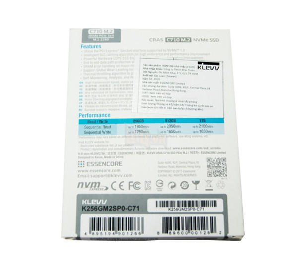 Trên tay nhanh SSD KLEVV CRAS C710 M.2 NVMe PCIe -Sự lựa chọn mới cho PC cần dung lượng lớn! 6