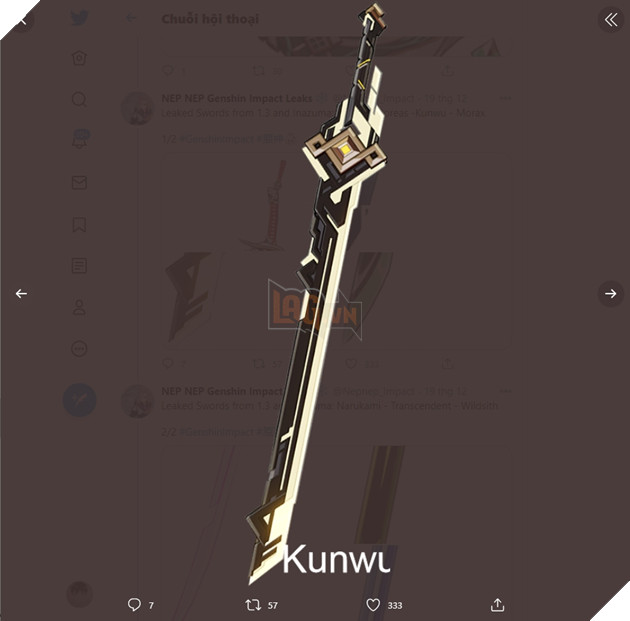 Rò rì tạo hình của hàng chục món vũ khí có thể sẽ xuất hiện tại phiên bản 1.3 của Genshin Impact 14