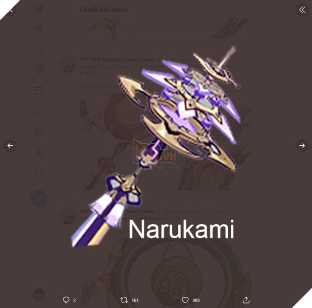 Rò rì tạo hình của hàng chục món vũ khí có thể sẽ xuất hiện tại phiên bản 1.3 của Genshin Impact 9