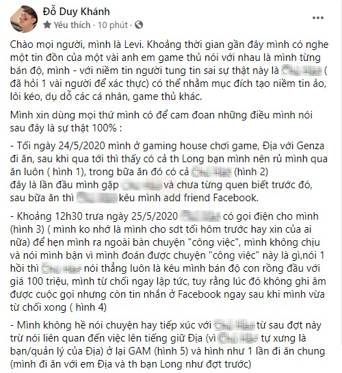 LMHT: Levi lên tiếng đính chính về tin đồn bán độ, chỉ mặt kẻ tình nghi trong vụ việc này 2