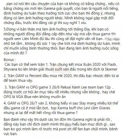 LMHT: Nhân vật bị Levi tố cáo chính thức lên tiếng, yêu cầu đưa ra bằng chứng xác thực 2
