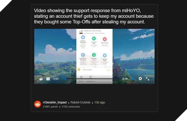 Game thủ uất ức khi bị hacker chiếm đoạt tài khoản Genshin Impact trị giá hàng trăm triệu đồng 2