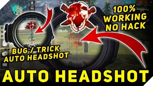 Free Fire: Thủ thuật giúp nhận nhiều HEADSHOT trong game mà không dùng phần mềm HACK