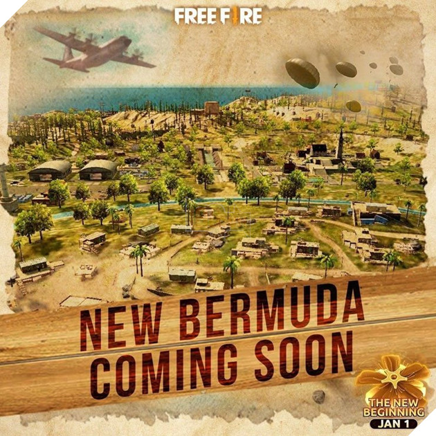 Bản cập nhật mới của Free Fire năm 2021, sự khởi đầu mới, sẽ thêm Bermuda 2.0 vào trò chơi
