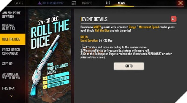 Garena Free Fire: Làm thế nào để có được Skin Winterlands M1887 mới? 4