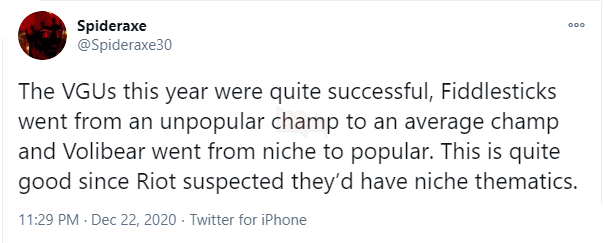 LMHT: Đợt làm lại Volibear và Fiddlesticks thành công đến nỗi cả nhân viên của Riot Games cũng phải bất ngờ 2