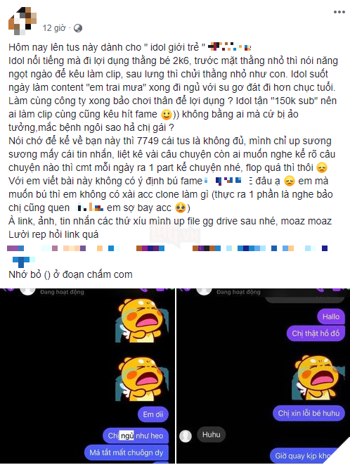 Nữ streamer Alice bất ngờ lên án gay gắt người liên quan đến lùm xùm lộ clip 3