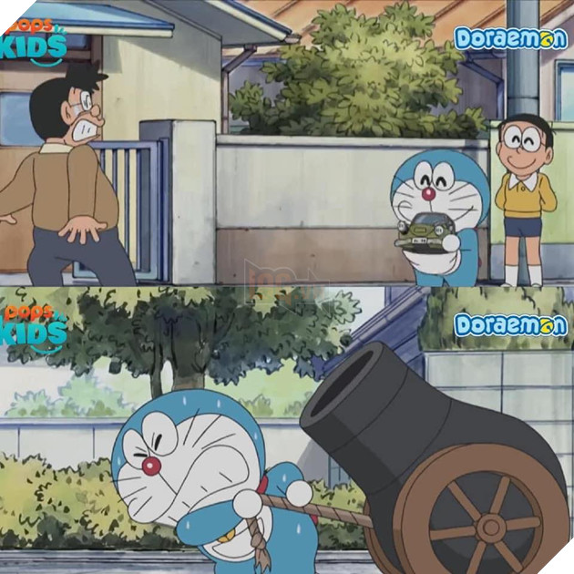 Những khoảnh khắc ngáo ngơ của mèo máy Doraemon