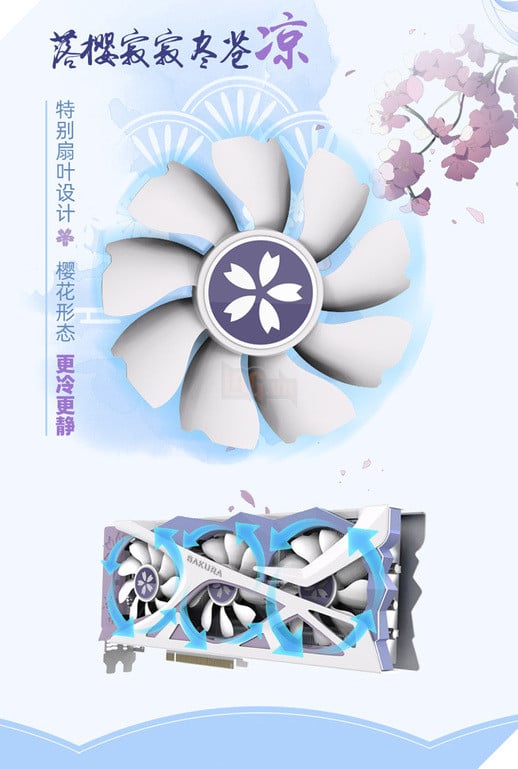 Ra mắt card đồ họa GeForce RTX 3070 Sakura Hitomi lấy thiết kế lấy cảm hứng từ anime 7