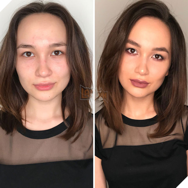 Bất ngờ trước sự khác biệt giữa tự trang điểm và được chuyện gia trang điểm 3