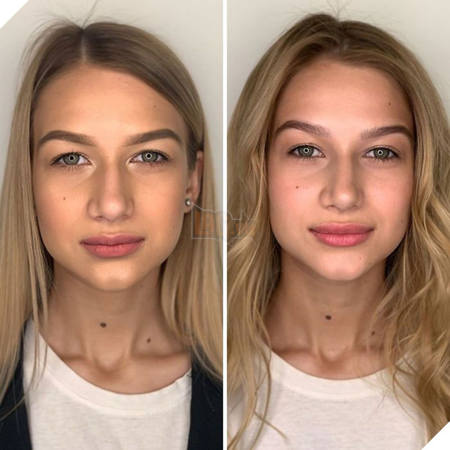 Bất ngờ trước sự khác biệt giữa tự trang điểm và được chuyện gia trang điểm 4