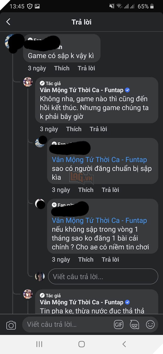 Mở cửa chưa được 6 tháng, Vân Mộng Tứ Thời Ca Funtap đã vội vàng đóng cửa server 2