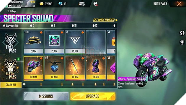 Free Fire: Elite Pass tháng 1/ 2021 sẽ có những gì?  2