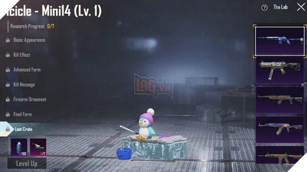 PUBG Mobile Icicle Mini 14 Vòng quay may mắn và được nâng cấp hoàn toàn 8
