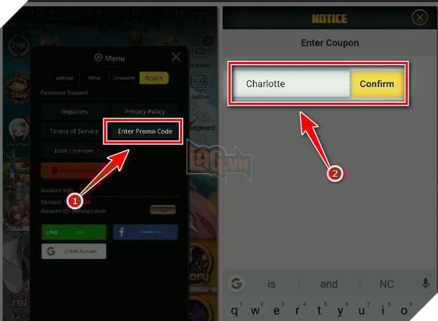 Hướng dẫn cách nhập và tổng hợp Gift Code Destiny Child mới nhất năm 2021 3