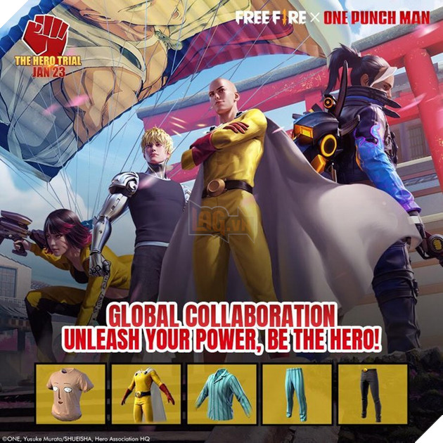 Free Fire X One Punch Man Collab: Ngày phát hành, Sự kiện, Skin, Giao diện và hơn thế nữa