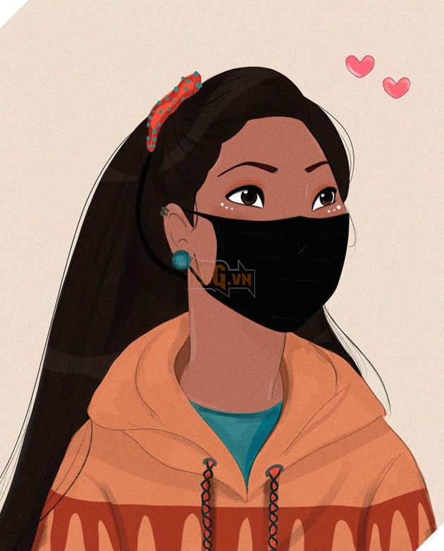 Các công chúa Disney trông ra sao khi sống ở thời COVID-19? 5