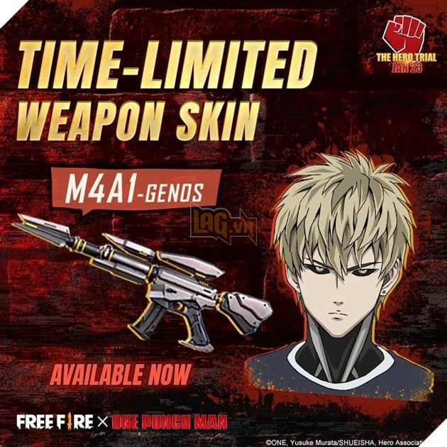 Free Fire X One Punch Man Collab: Ngày phát hành, Sự kiện, Skin, Giao diện và hơn thế nữa 2