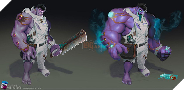 LMHT: Riot Games bất ngờ hé lộ tạo hình chi tiết của Dr.Mundo sau khi được làm lại