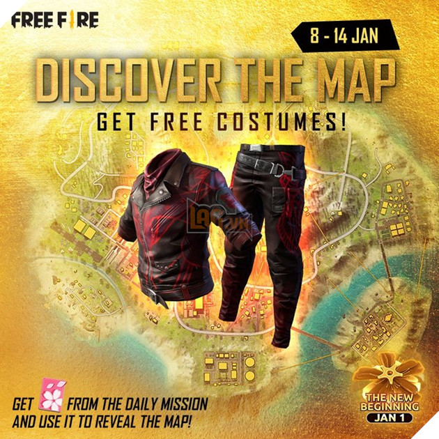 Garena Free Fire: Cách nhận Flame Chaser MIỄN PHÍ từ Nhiệm vụ Bermuda mới
