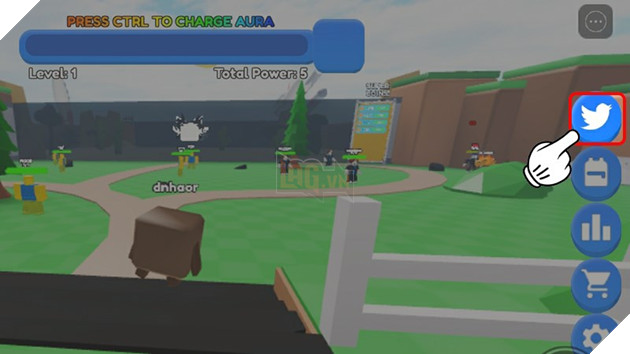 Chọn biểu tượng nhập code