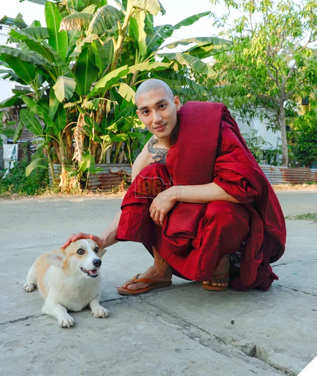 Nam người mẫu Myanmar xuống tóc tham dự khoá tu vẫn khiến chị em rụng trứng  10