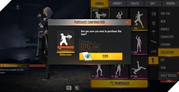 Garena Free Fire: Làm thế nào để yêu cầu biểu tượng cảm xúc Obliteration Emote? 5