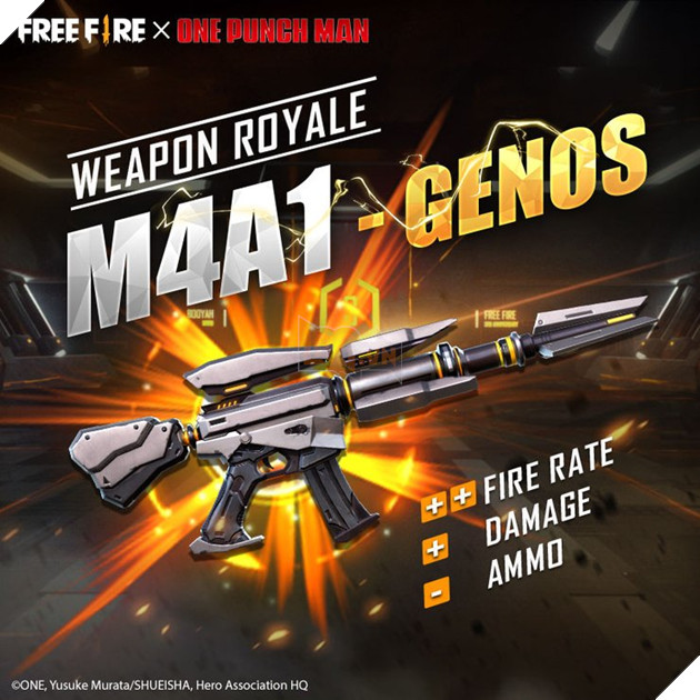 Garena Free Fire: Làm thế nào để có được Skin M4A1 Genos mới từ Weapon Royale? 2