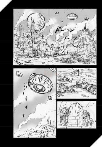 Spoiler Dragon Ball Super chap 68 và 12 trang bản thảo: Hành tung của Granola. Goku VS Whis! 2