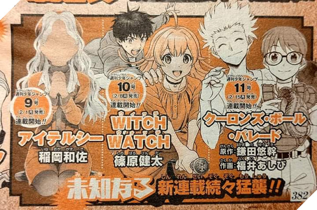 weekly shonen jump new manga