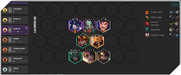 DTCL Mùa 4.5: Hướng dẫn Top đội hình 6 Chiến Tướng mạnh nhất meta 11.6 Rank Thách Đấu